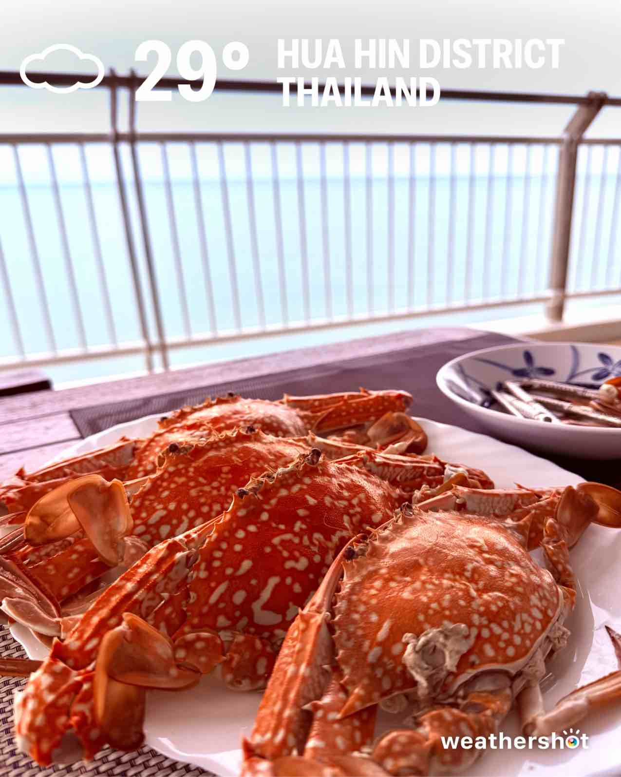 Cloudy weather in Hua Hin, 29°C — August 29, 2026 (community photo)