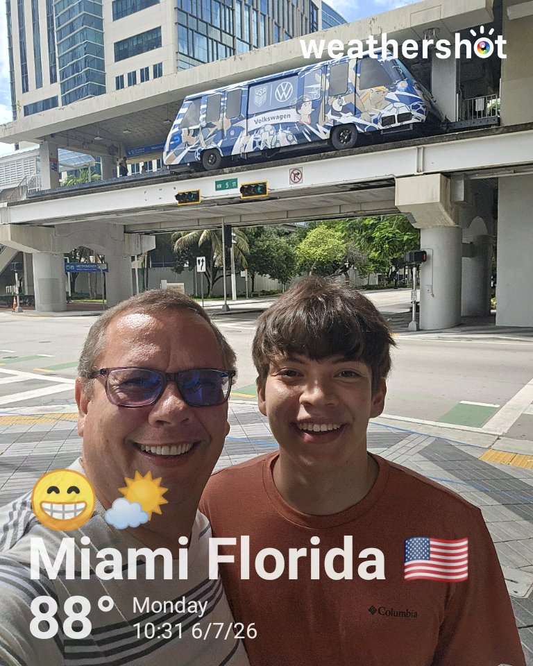 Partly cloudy weather in Miami, 88°F — July 6, 2026 (community photo)
