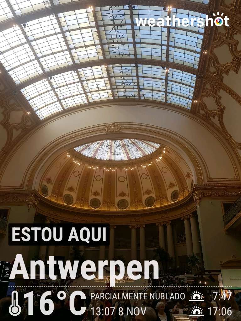 Partly cloudy weather in Antwerpen, 16°C — November 8, 2025 (community photo)
