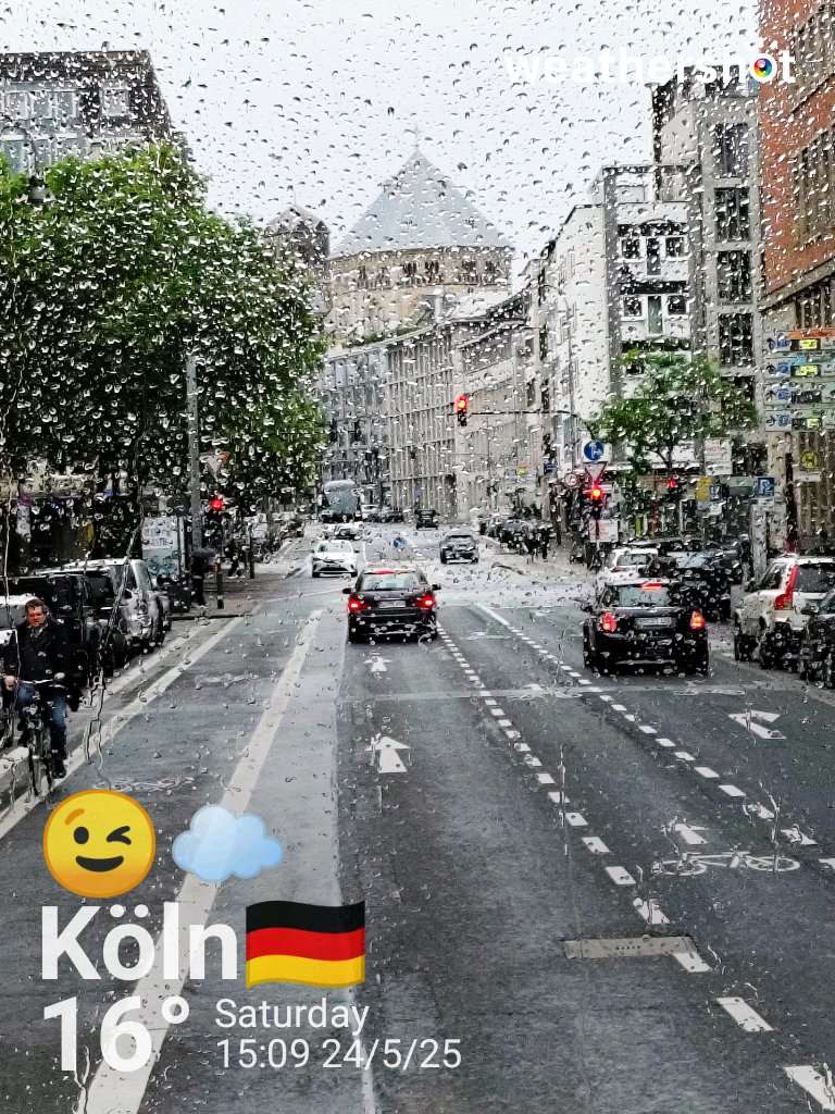 Weather in Köln, 29°C — May 24, 2025 (community photo)