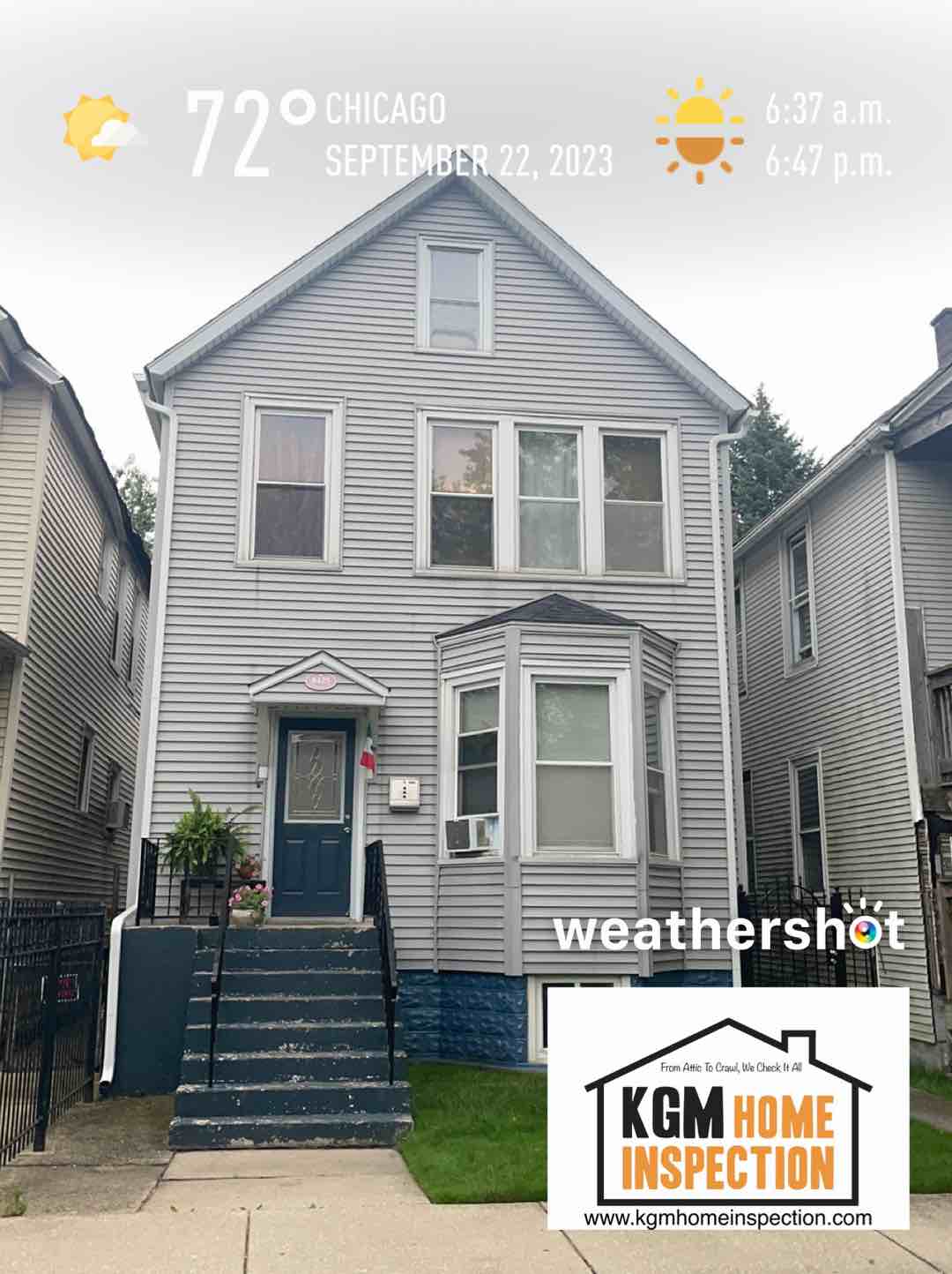 Partly cloudy weather in Chicago, 72°F — September 22, 2023 (community photo)