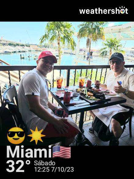 Weather in Miami — October 7, 2023 (community photo)