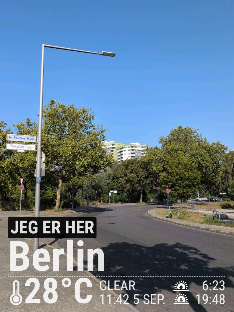 Sunny weather near Berlin, 28°C — September 5, 2024 (community photo)