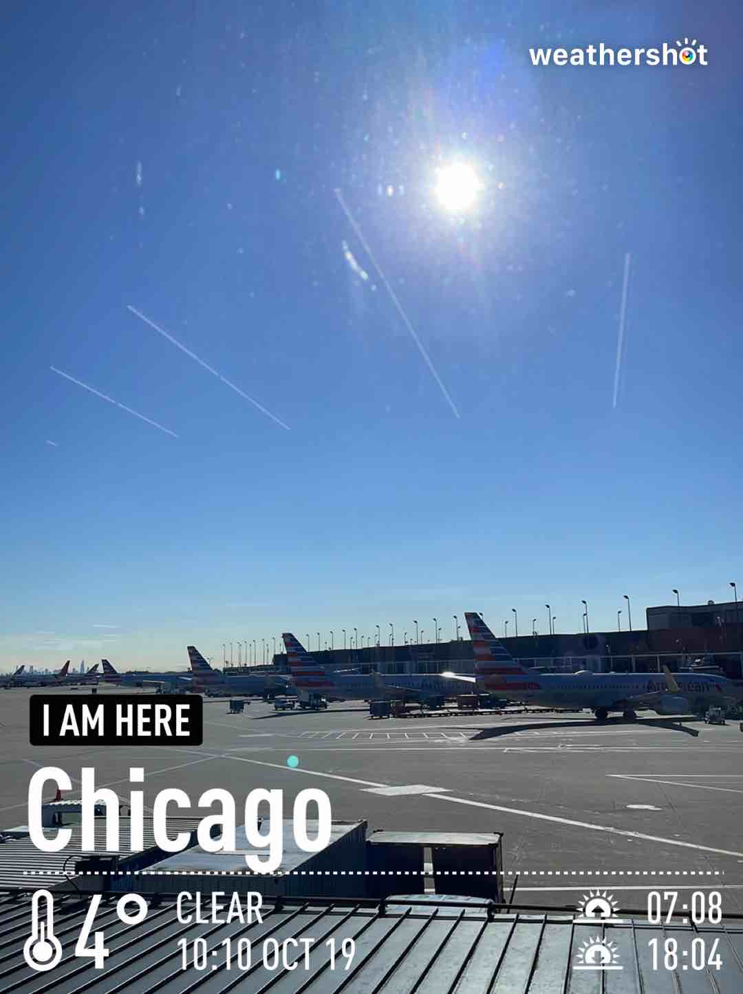 Weather in Chicago, 39°F — October 19, 2022 (community photo)