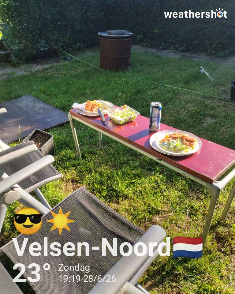 Sunny weather in Velsen-Noord, 23°C — June 28, 2026 (community photo)