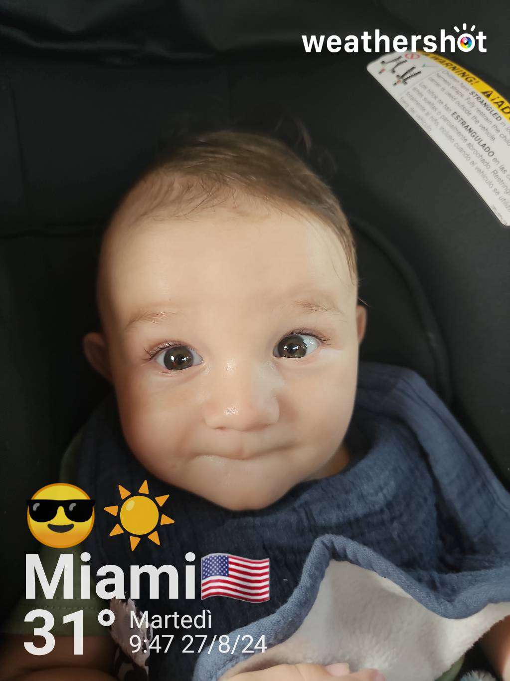 Clear weather in Miami, 88°F — August 27, 2024 (community photo)