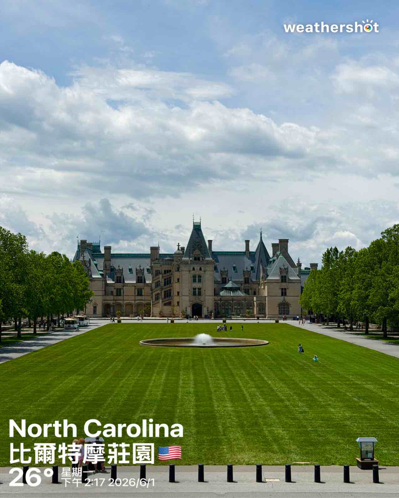 Partly cloudy weather in Asheville, 79°F — June 2, 2026 (community photo)