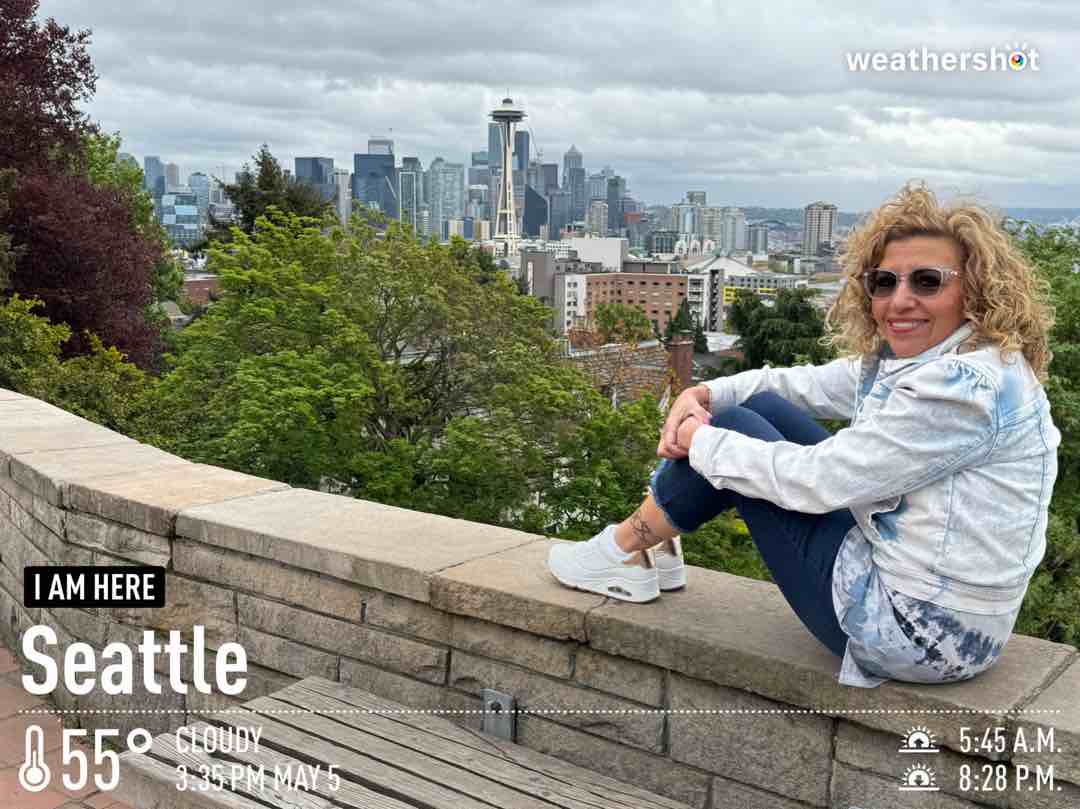 Cloudy weather in Seattle, 55°F — May 5, 2024 (community photo)
