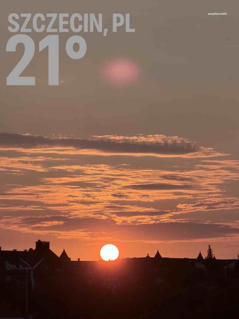 Weather photo from Szczecin