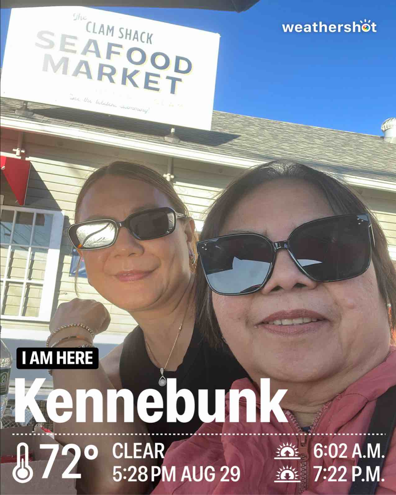 Weather in Kennebunk, 72°F — August 29, 2026 (community photo)