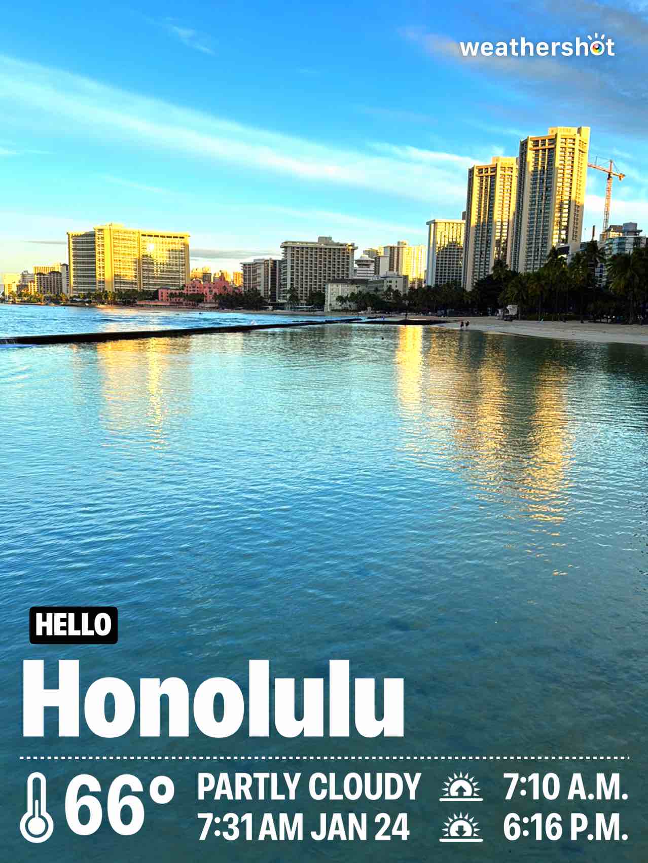 Weather photo from Honolulu