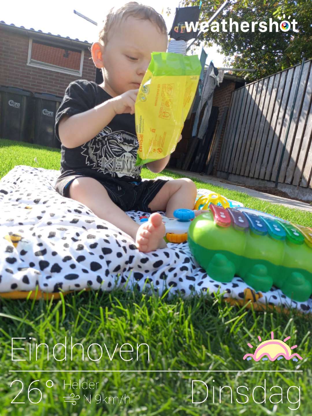 Sunny weather in Eindhoven, 26°C — September 7, 2021 (community photo)