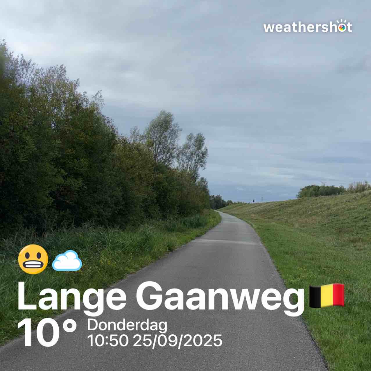 Cloudy weather in Beveren-Kruibeke-Zwijndrecht, 10°C — September 25, 2025 (community photo)