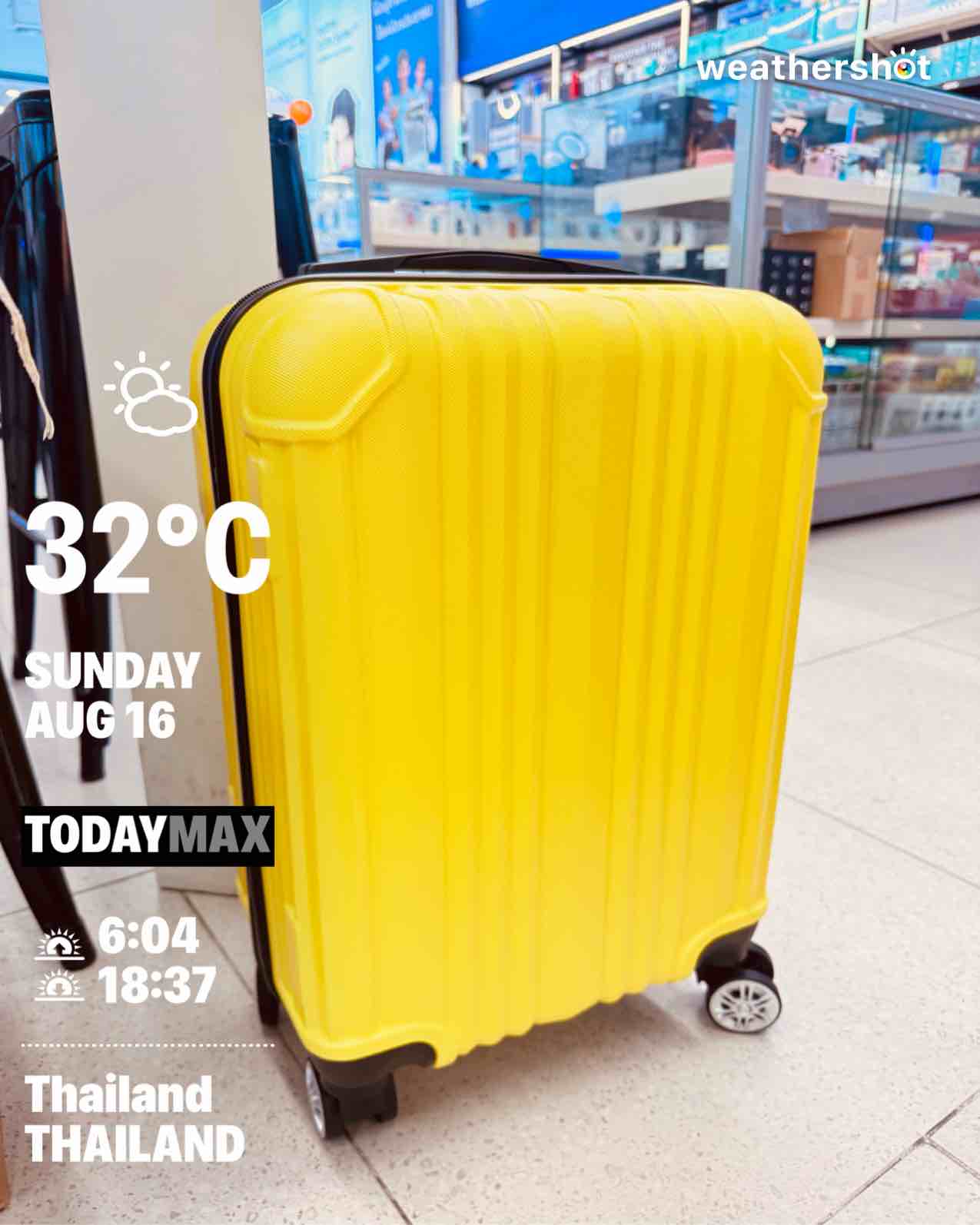 Partly cloudy weather in Muang Pattaya, 29°C — August 16, 2026 (community photo)