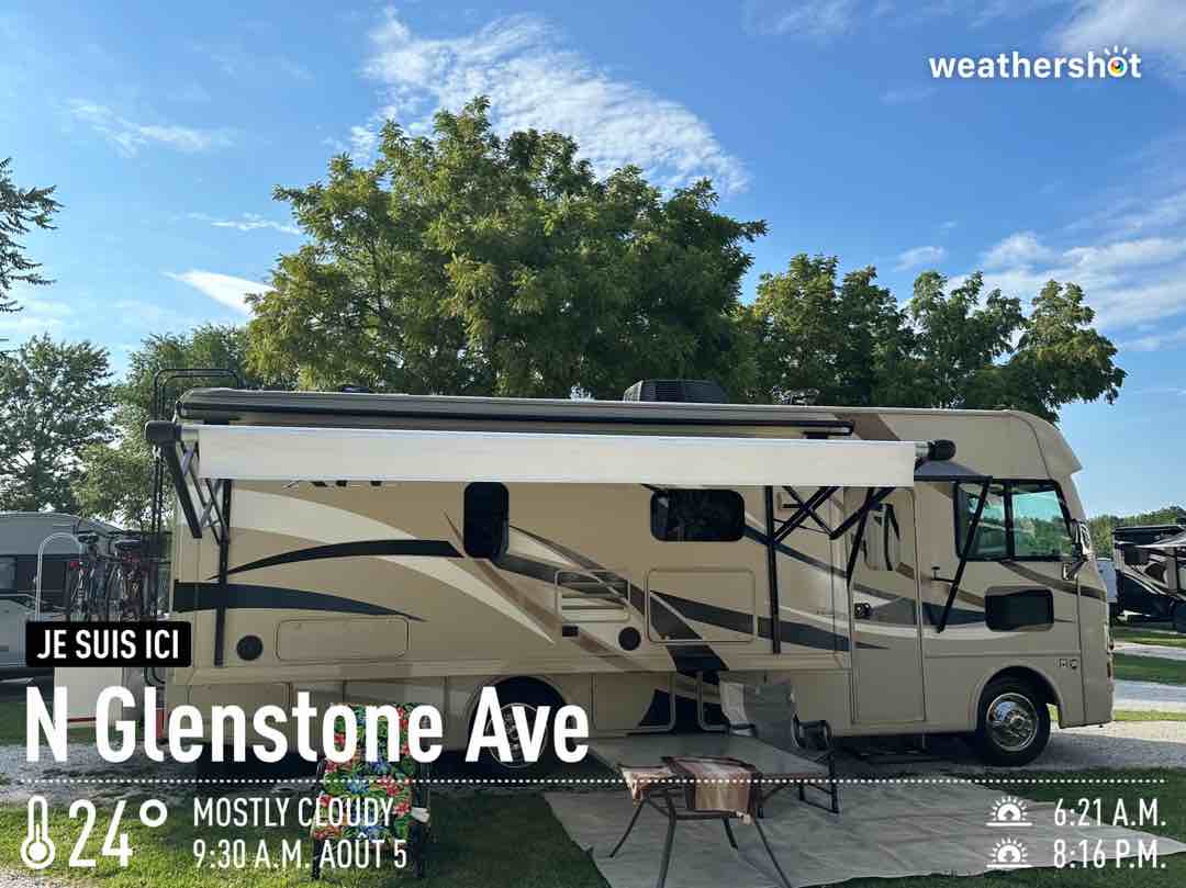 Weather in Springfield, 75°F — August 5, 2023 (community photo)