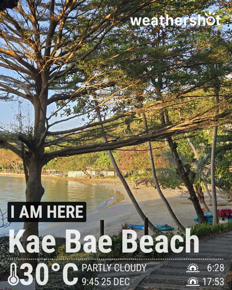 Weather in Ko Chang, 30°C — December 26, 2025 (community photo)