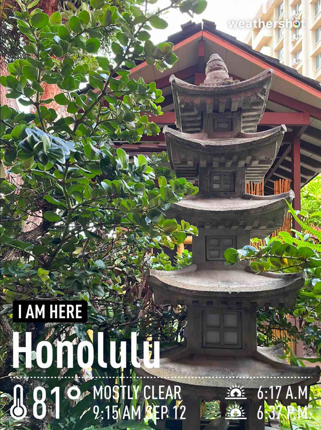 Weather photo from Honolulu