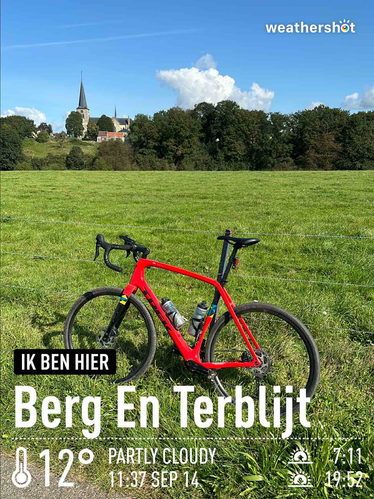 Weather in Berg en Terblijt, 12°C — September 14, 2024 (community photo)
