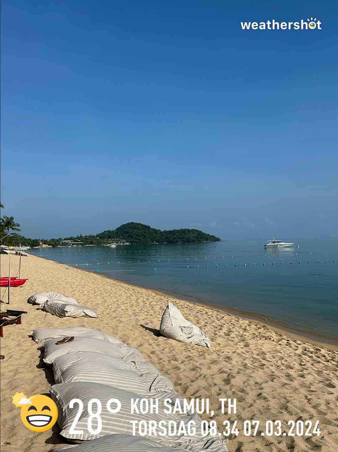 Partly cloudy weather in Amphoe Ko Samui, 28°C — March 7, 2024 (community photo)