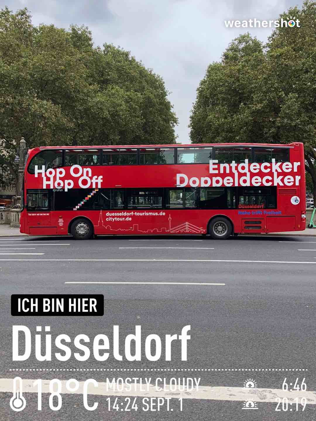 Wetter in Düsseldorf: bewölkt, 18°C – 1. September 2021 (Community-Foto)