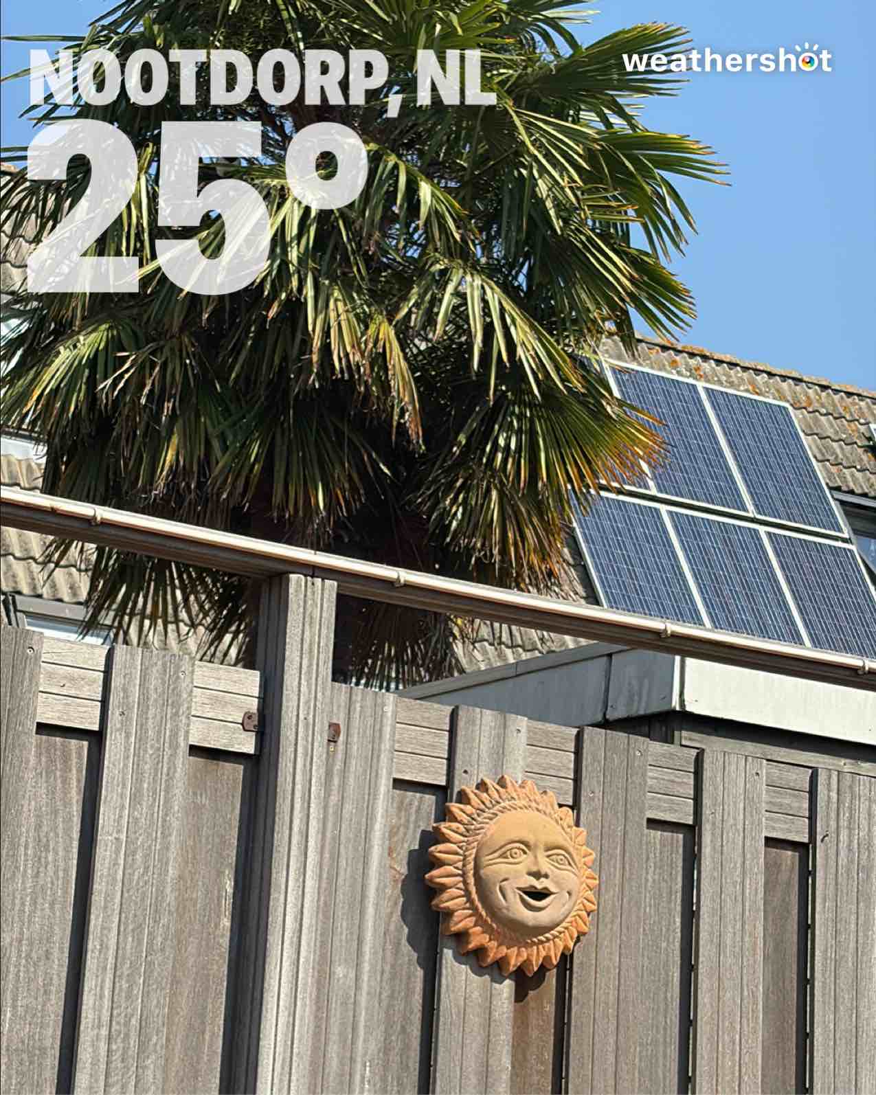 Weather in Nootdorp, 25°C — June 25, 2026 (community photo)