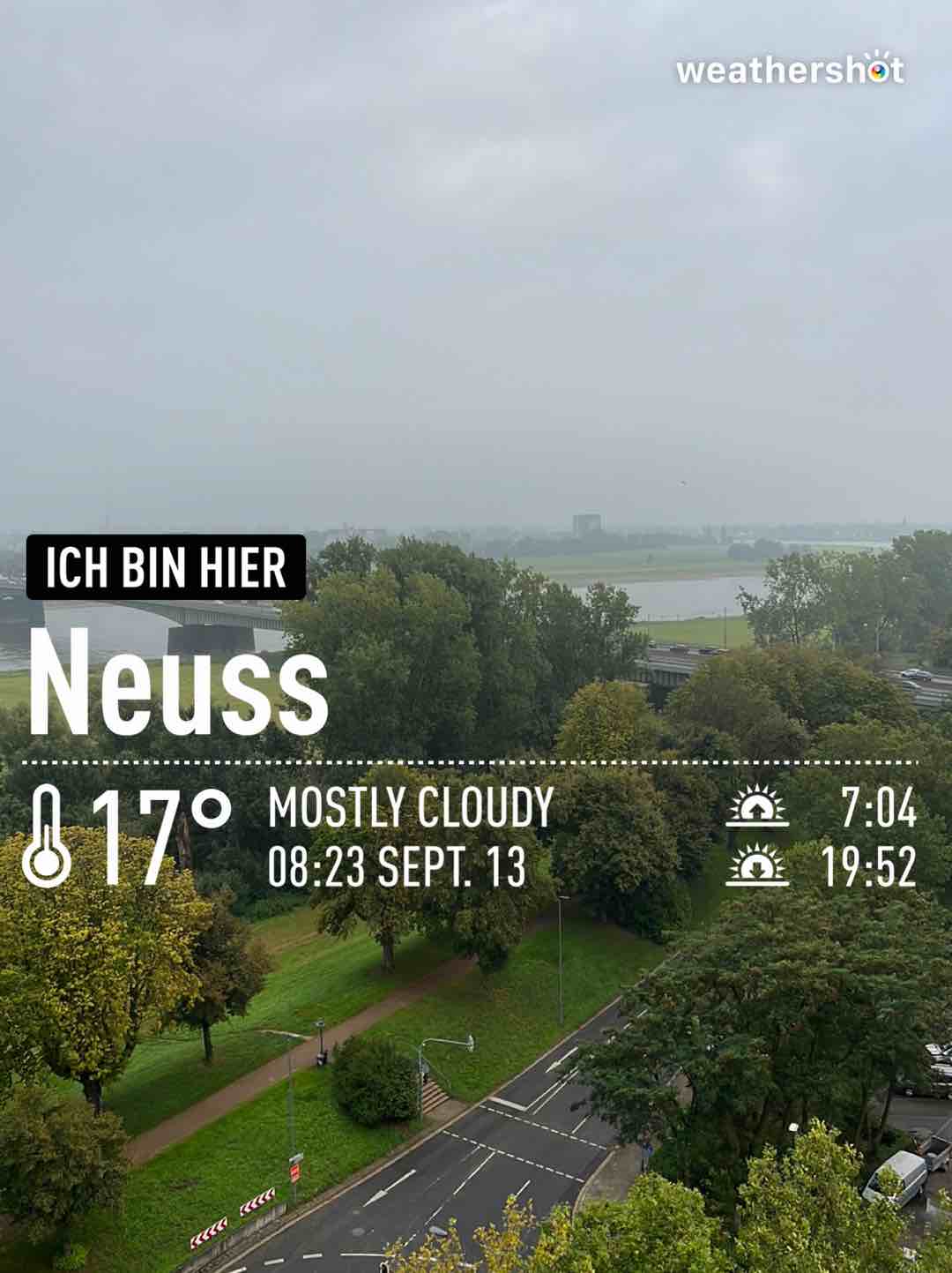 Wetter in Neuss, 17°C – 13. September 2023 (Community-Foto)