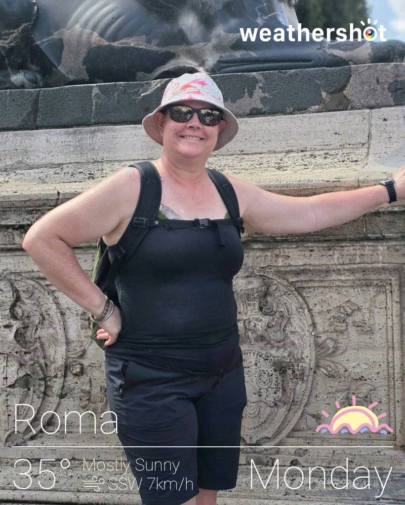 Clear weather in Roma, 35°C — August 19, 2026 (community photo)