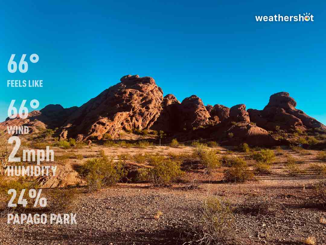 Weather in Phoenix, 66°F — October 29, 2022 (community photo)