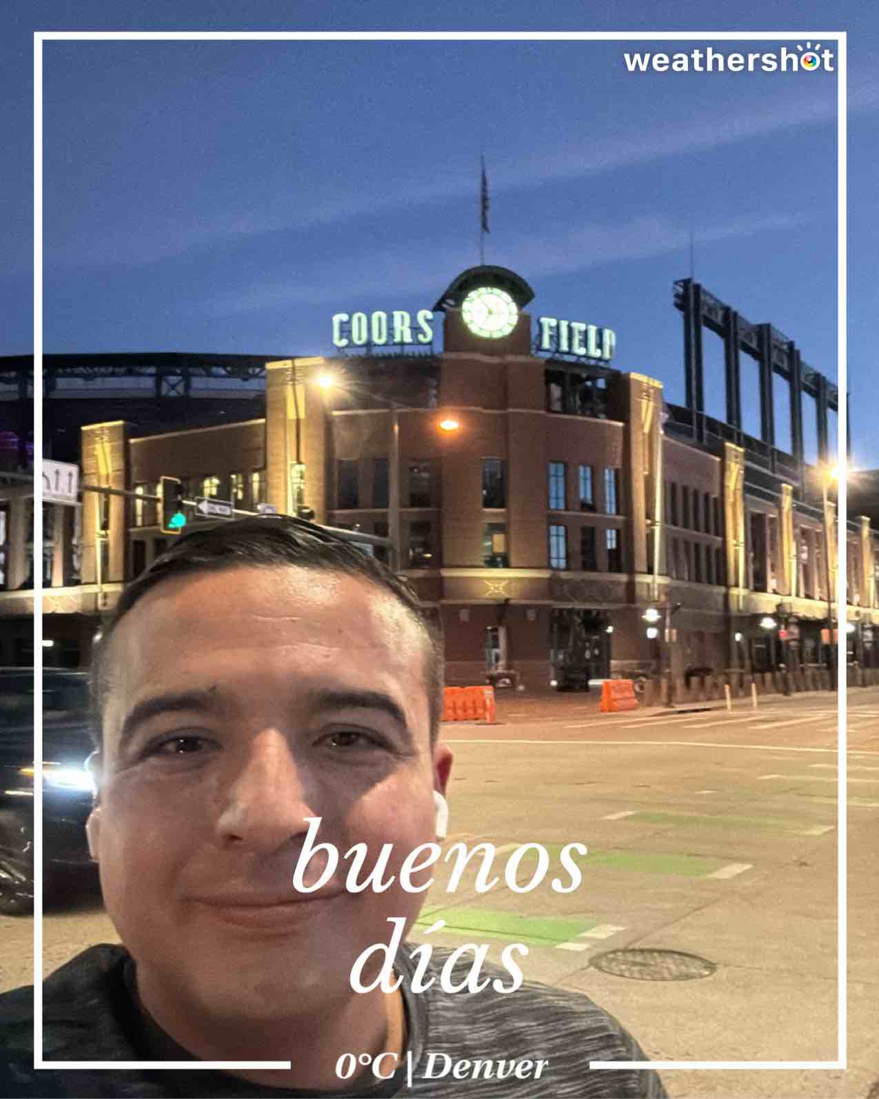 Weather in Denver, 32°F — October 19, 2025 (community photo)
