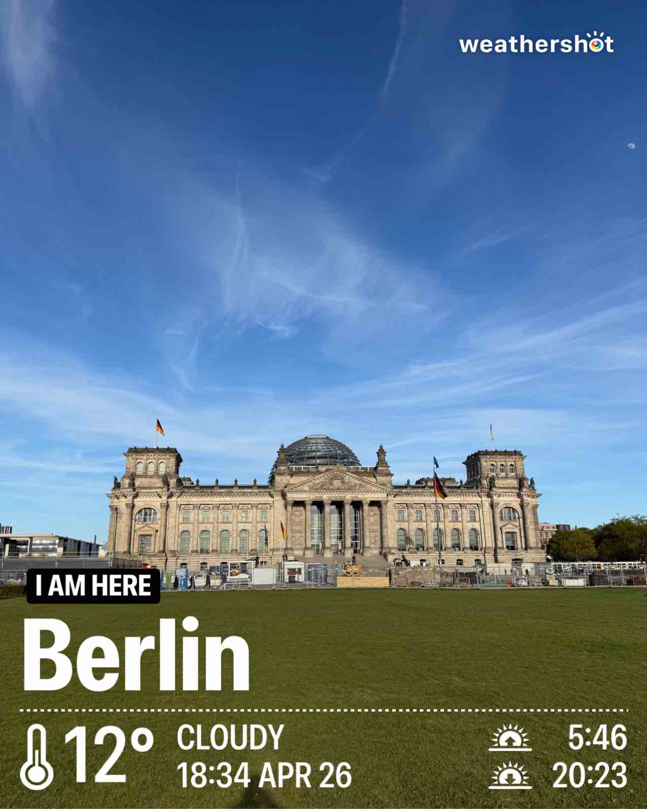 Cloudy weather near Berlin, 12°C — April 26, 2026 (community photo)