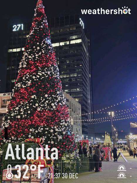 Weather in Atlanta — December 30, 2023 (community photo)