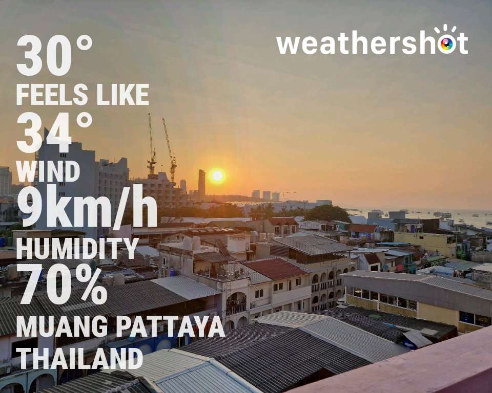 Clear night weather in Muang Pattaya, 30°C — February 4, 2026 (community photo)