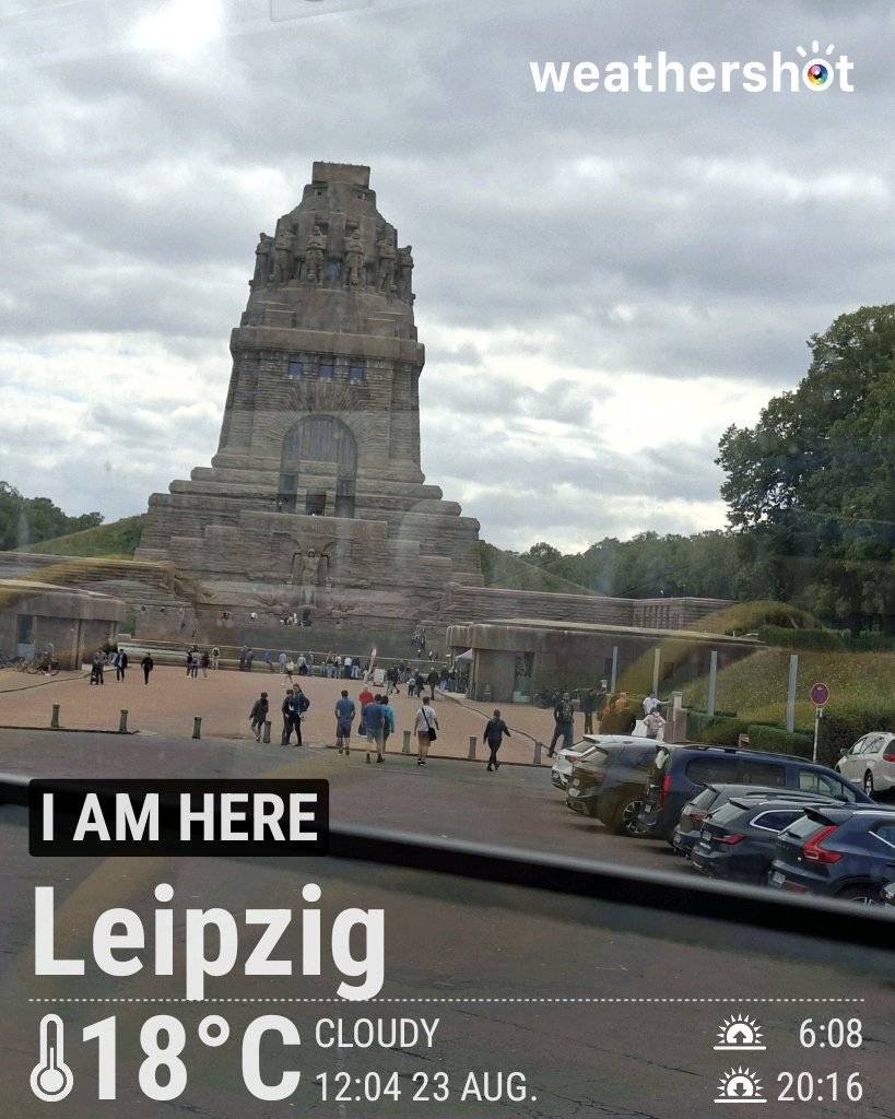 Cloudy weather in Leipzig, 18°C — August 23, 2026 (community photo)