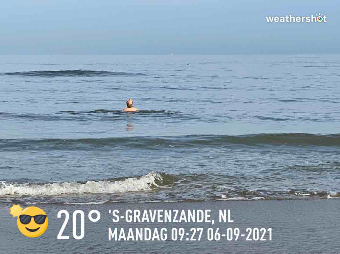 Clear weather in Ter Heijde, 20°C — September 6, 2021 (community photo)
