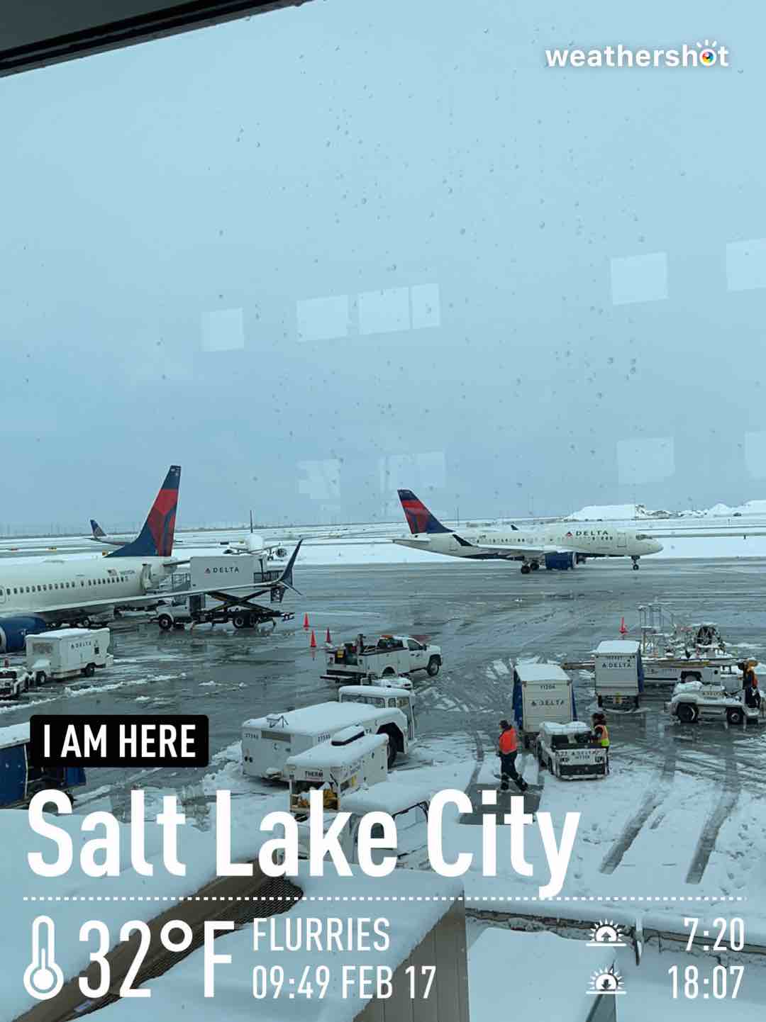 Snowy weather in Salt Lake City — February 17, 2021 (community photo)