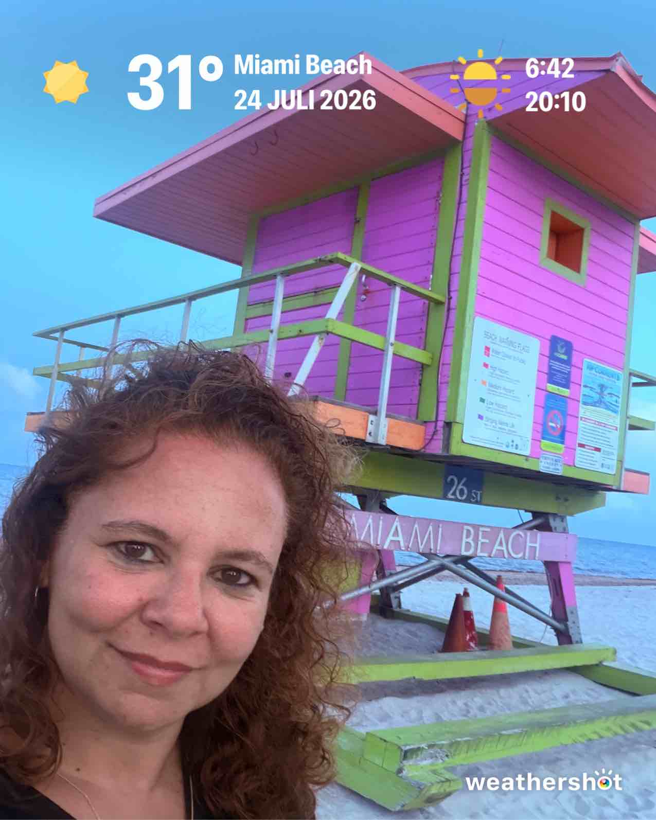 Clear weather in Miami Beach, 88°F — July 24, 2026 (community photo)