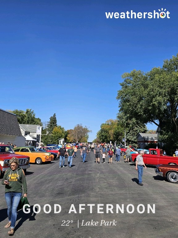 Clear night weather in Lake Park, 84°F — September 27, 2025 (community photo)
