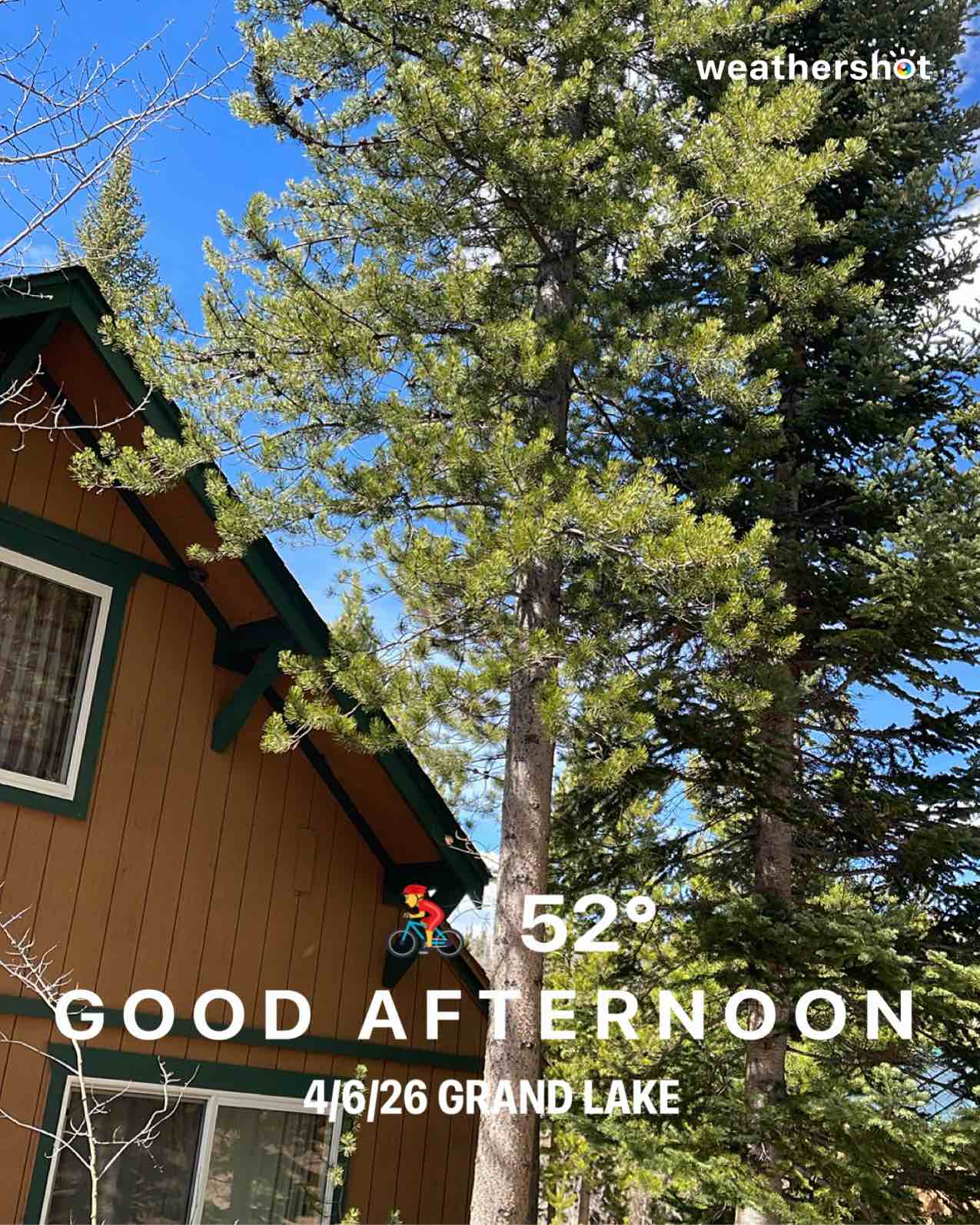 Cloudy weather in Granby, 52°F — April 6, 2026 (community photo)