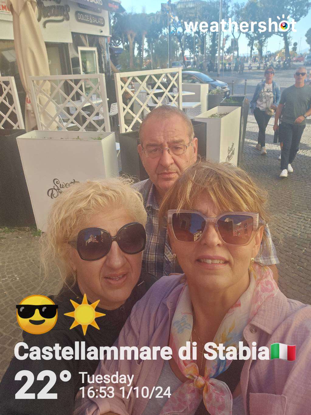 Sunny weather in Castellammare di Stabia, 22°C — October 1, 2024 (community photo)