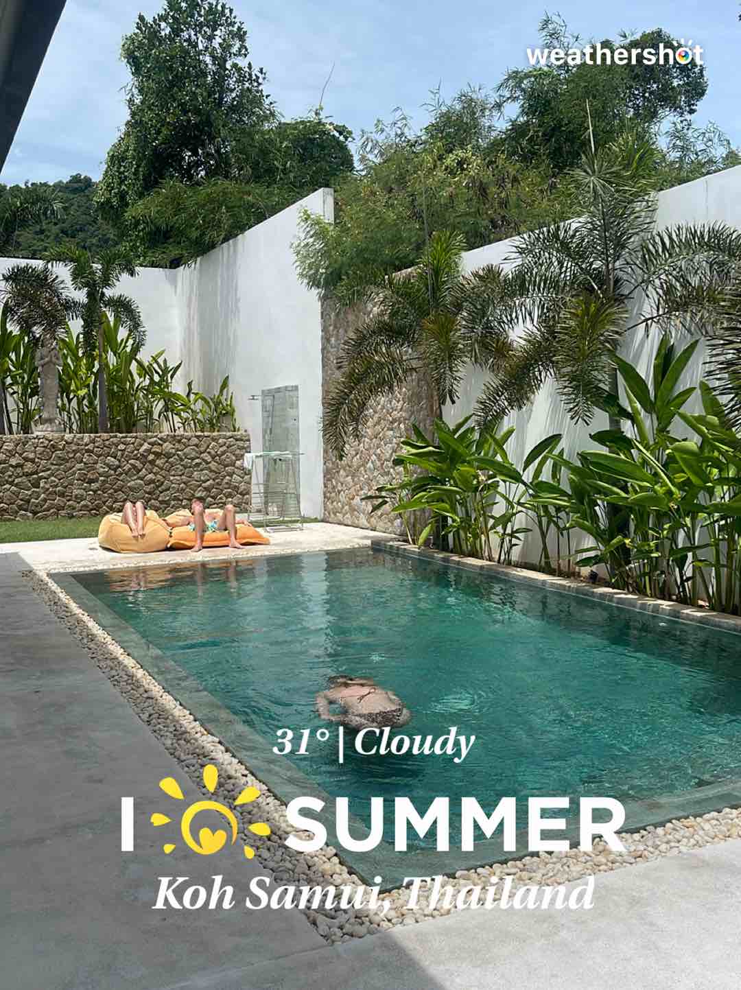 Cloudy weather in Amphoe Ko Samui, 31°C — July 1, 2024 (community photo)