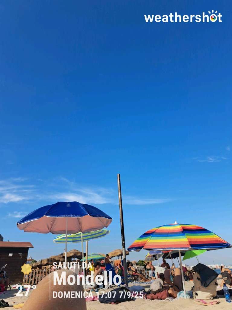 Sunny weather in Palermo, 27°C — September 7, 2025 (community photo)