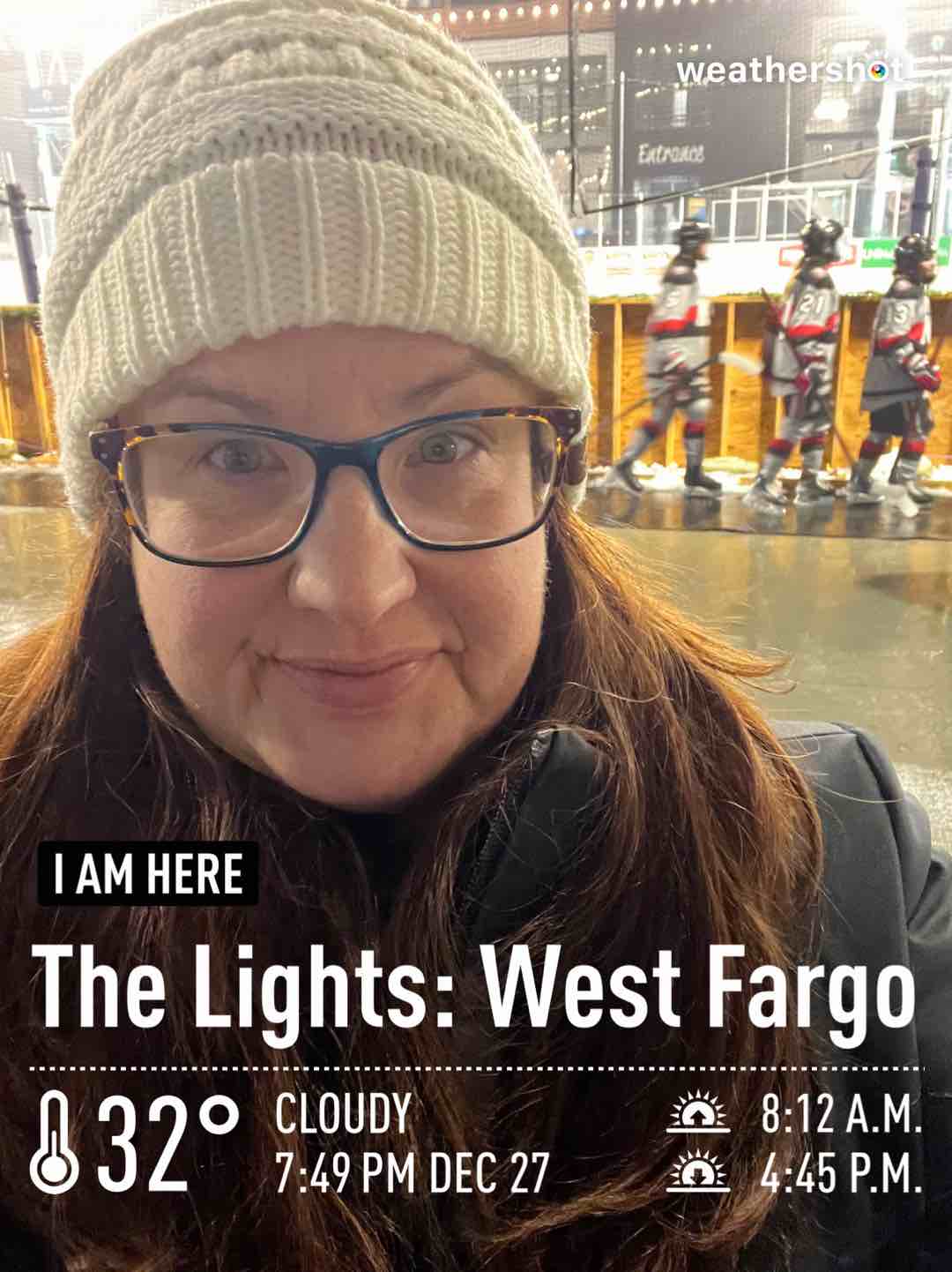 Cloudy weather in West Fargo, 32°F — December 27, 2023 (community photo)
