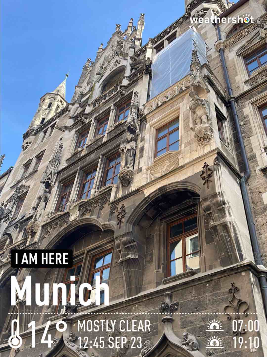 Weather in München, 14°C — September 23, 2022 (community photo)
