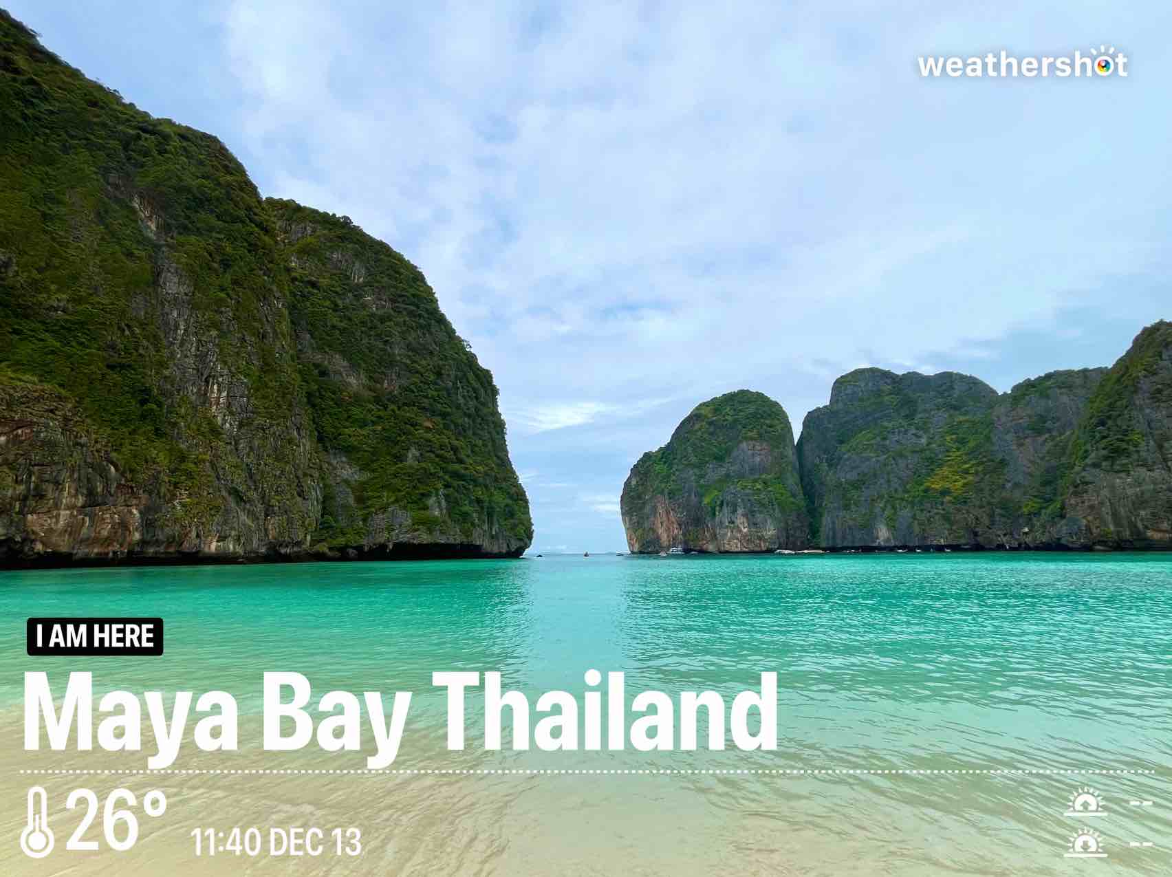 Weather in Ao Nang, 0°C — December 15, 2024 (community photo)