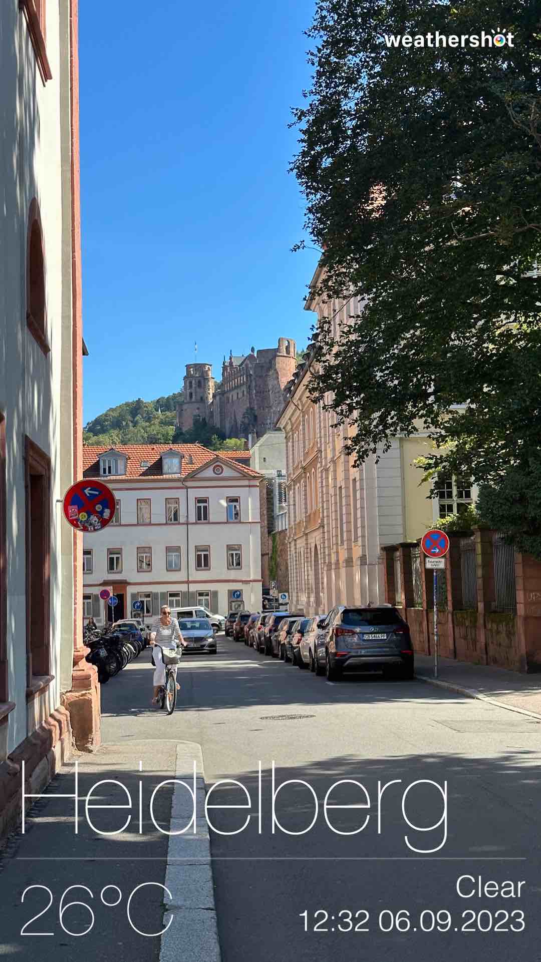 Weather in Heidelberg, 26°C — September 6, 2023 (community photo)