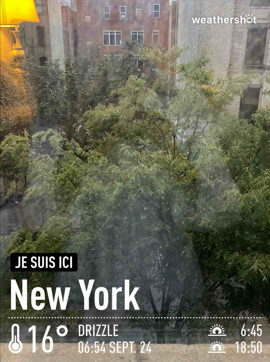 Weather photo from New York City