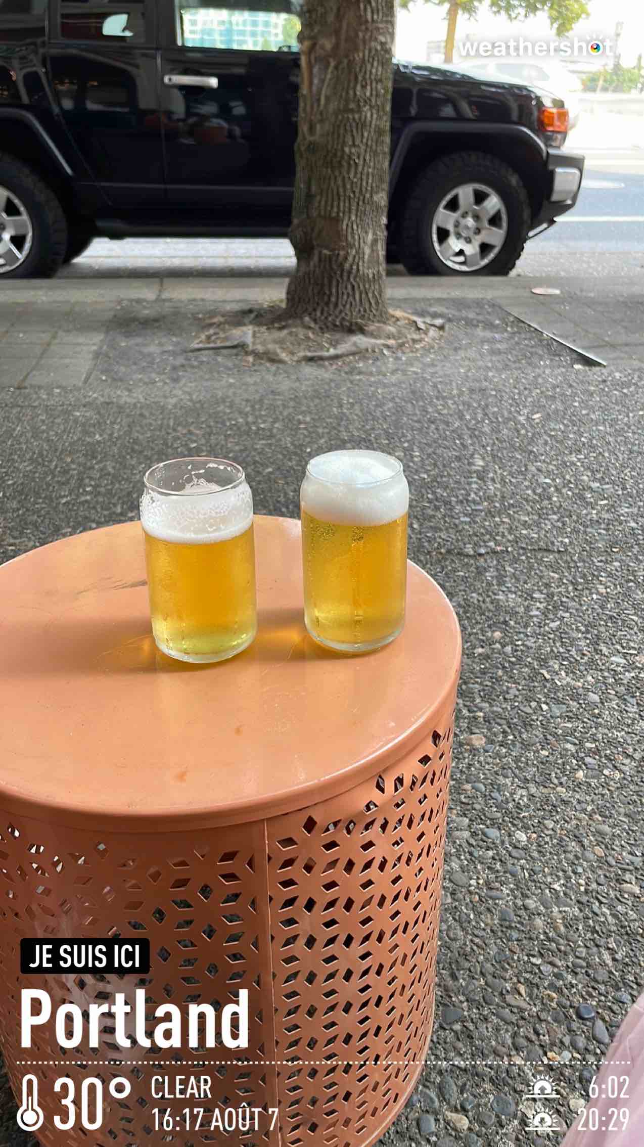 Weather in Portland, 86°F — August 7, 2024 (community photo)