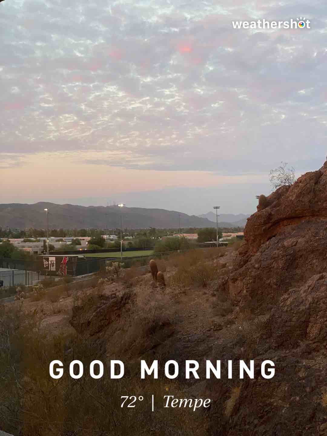 Weather in Tempe, 72°F — September 23, 2023 (community photo)
