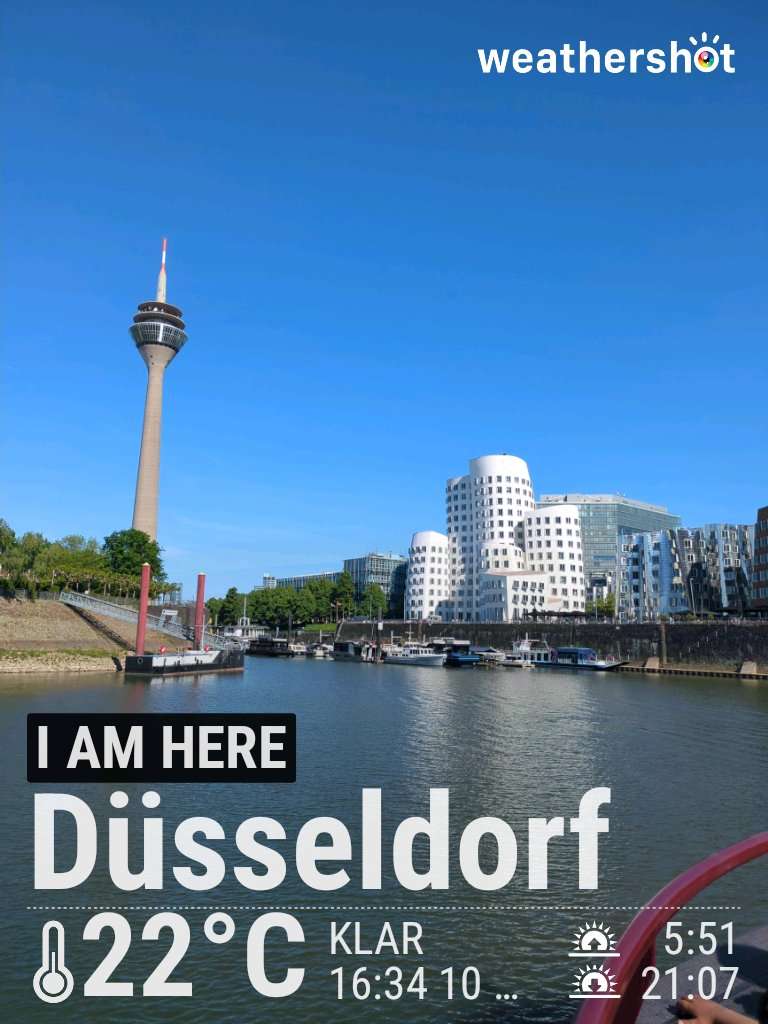 Wetter in Düsseldorf: sonnig, 22°C – 10. Mai 2025 (Community-Foto)