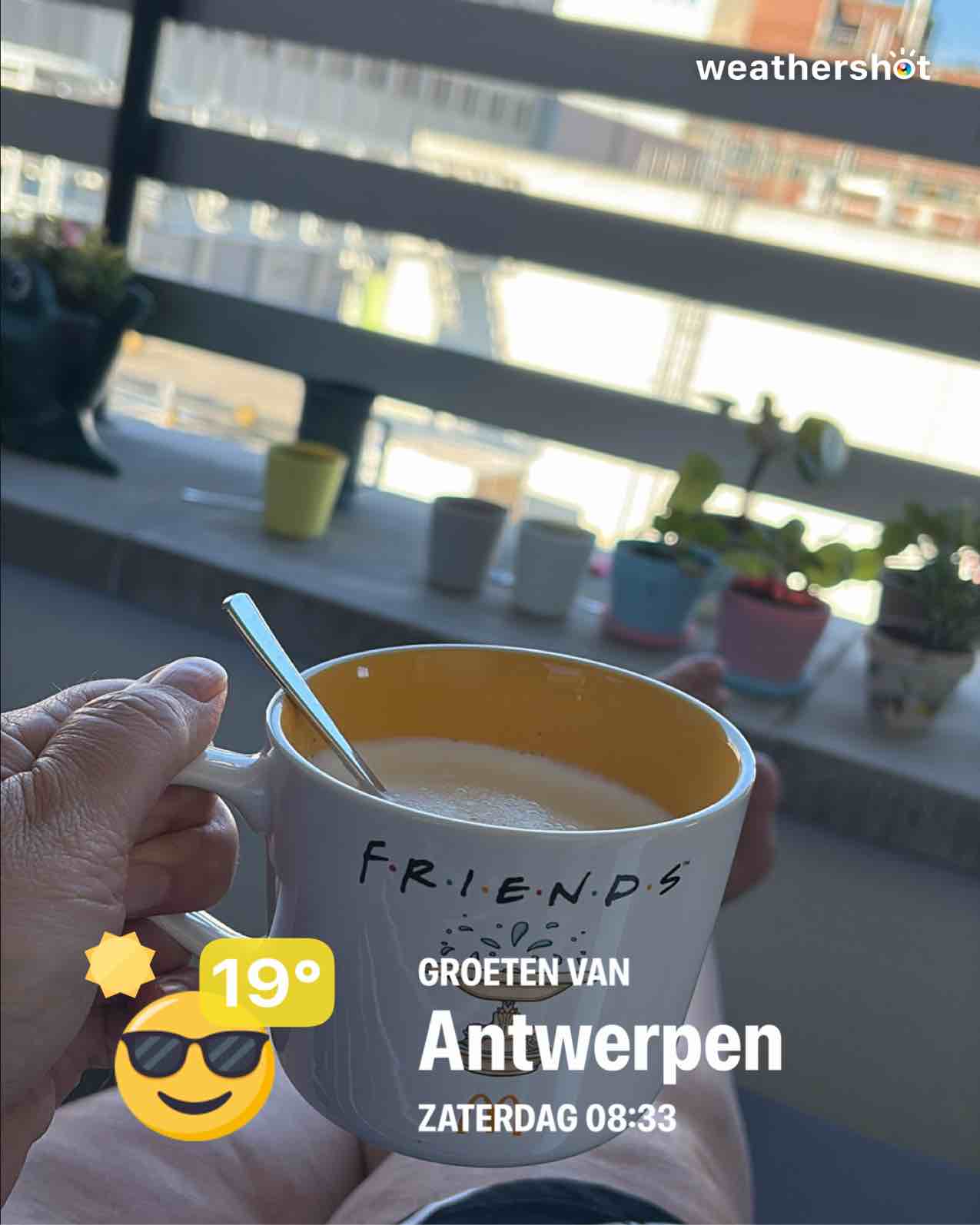 Clear weather in Antwerpen, 19°C — July 11, 2026 (community photo)